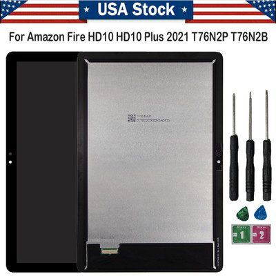 For Amazon Fire HD10 HD10 Plus 2021 T76N2P T76N2B LCD Display Screen Digitizer