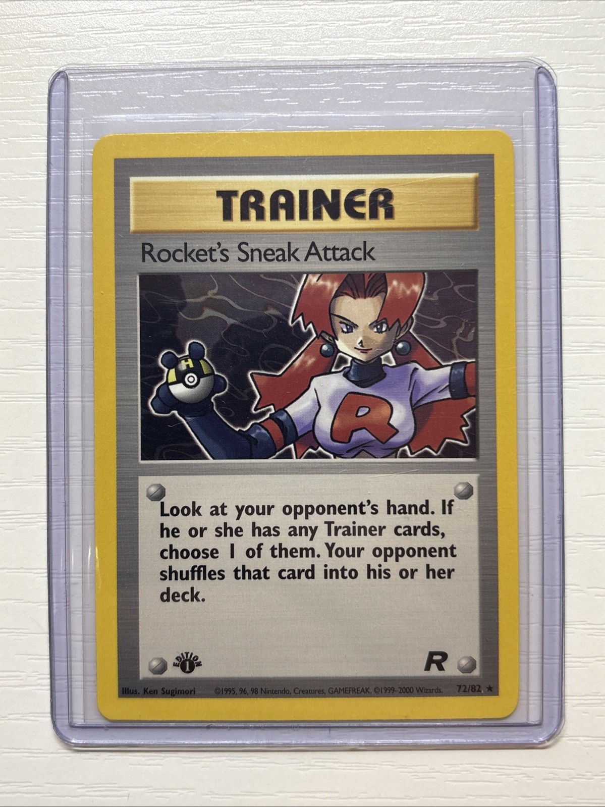 Rocket's Sneak Attack 72/82 Team Rocket Regular NM
