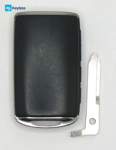 Single OEM Mazda Smartkey Remote Transmitter Four Button USED UNCUT WAZSKE11D01 image 2