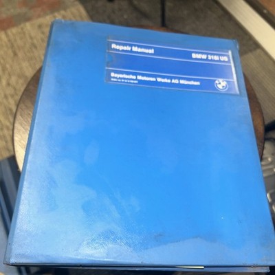 Bmw E30 318i US FACTORY Repair Service Manual