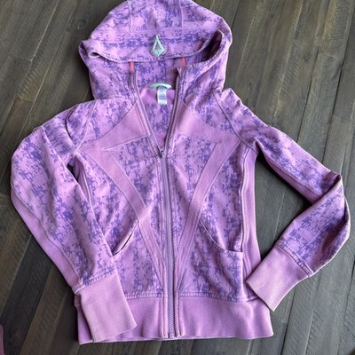 Ivivva by Lululemon Size 10 Purple Remix Scooba Hood Full Zip Jacket