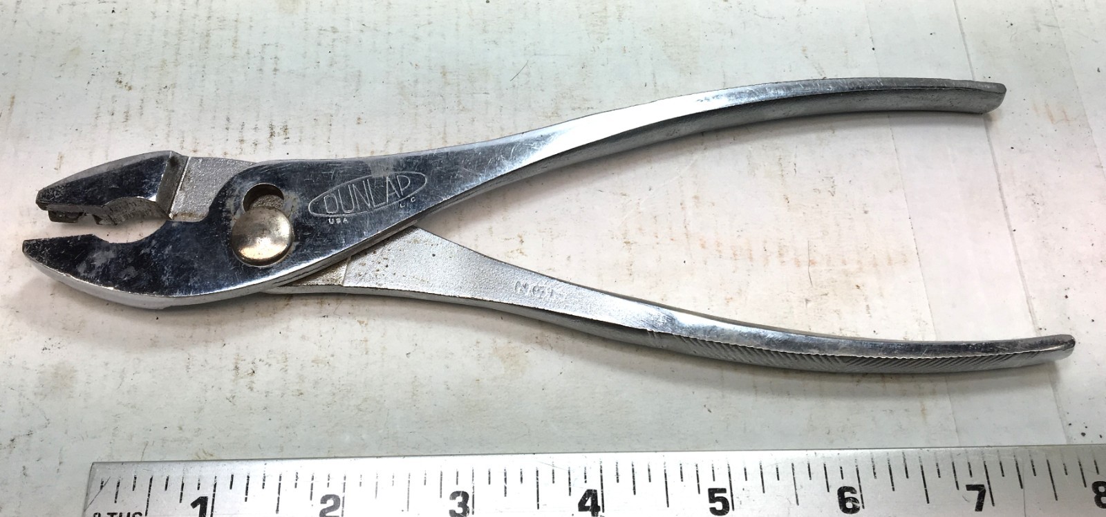 Vintage Dunlap Z87 8-Inch Automotive Hose Clamp Pliers Made in USA