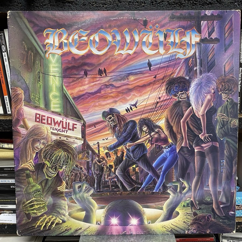 BEOWULF- Self Titled LP First Press - Suicidal Records (1986) With Lyric Sheet