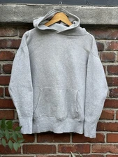 Vintage 1950s - 60s Heather Grey Lock Hood Sweatshirt 22x27”