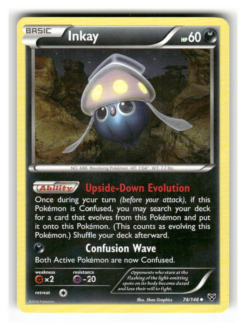 Inkay (74) - 74/146 - MP - XY Base Set