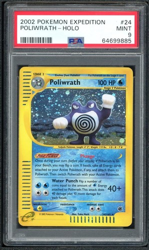 Poliwrath graded PSA 9 for sale on eBay