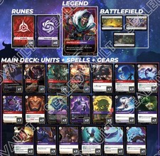 Draven Budget Riftbound TCG Deck | Spiritforged | Competitive Tournament Ready