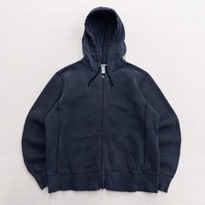 Vintage Nike Faded Black Full Zip Hoodie Sweatshirt Women's Size XL Casual 00s