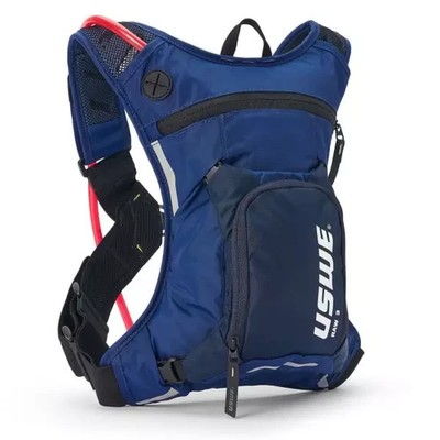USWE Raw 3L Dirt Biking Trinkrucksack für Motocross, Enduro und MTB Blue