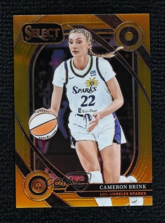 2025 Select WNBA Courtside Gold Prizm Cameron Brink #209 Gold Prizm /10