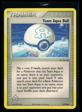 Pokémon TCG Team Aqua Ball EX Team Magma vs Team Aqua Card 75/95 Regular