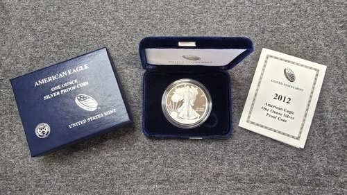 2012-W American Silver Eagle Proof — photo from the most recent tracked eBay sale