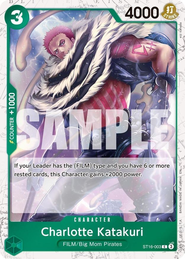 Charlotte Katakuri (ST16-003/376) Premium Booster -The Best- Vol. 2 NM FOIL-