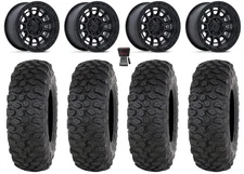 Fuel Cycle 15" Wheels Black +38mm 32"Chicane DS Tires UForce U10Pro/U10XL Pro