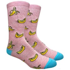 Banana Socks Adult Large - Men's Shoe Sizes 8-12 