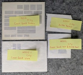 LEGO City Partial Sticker Sheets Lot (16) Police Fire Coast Guard + 2012 Promo