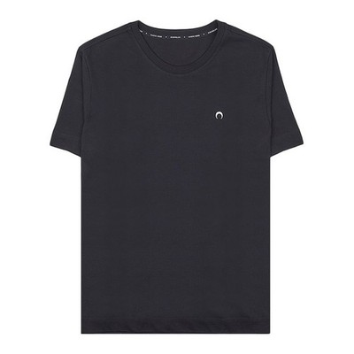 Marine Serre Men's Logo Embroidered Short Sleeve T-Shirt T129SS23M 53233136