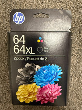 HP 64 Ink Cartridge Combo HP 64XL Black HP 64 Color New Genuine