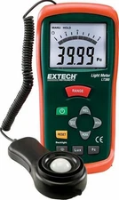 ExtechLT300 Light Meter with Remote Sensor & LCD Display, 400,000 Lux, Backlight