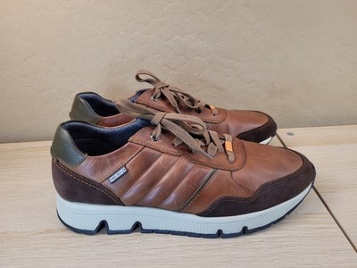 Pikolinos Ferrol Brown Comfort Leather Lace Up Casual Shoes Mens Sz 9