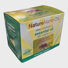 Pack of 6 x NatureNano Oil-Deep penetrating Essential oil w/ Gold Nano 0.27oz/ea