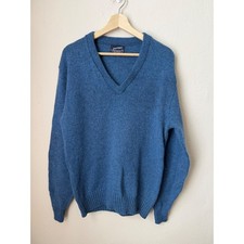 Vintage 1970s Puritan Aquamatic Wool Blend V-Neck Sweater – Made in USA