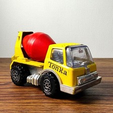 Vintage Japanese Tin Toy Truck Mixer Truck Construction Vehicle