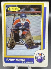 Andy Moog 1986-87 O-Pee-Chee Card #212 Edmonton Oilers 