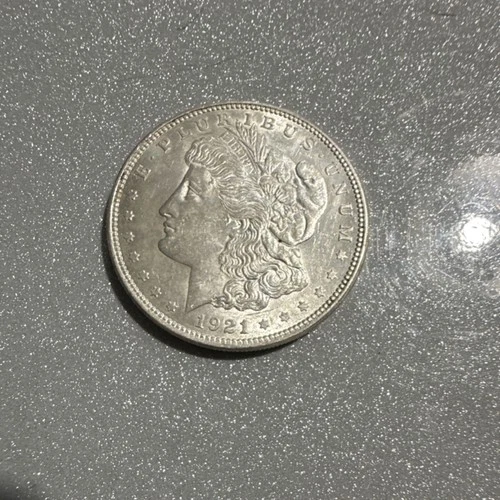 Morgan Silver Dollar $1 Coin 1921 San Francisco Circulated 0.9 Fineness Silver