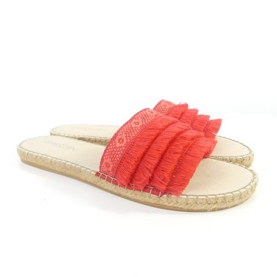MARCCAIN Espadrille Fransen Rot Gr. 41 