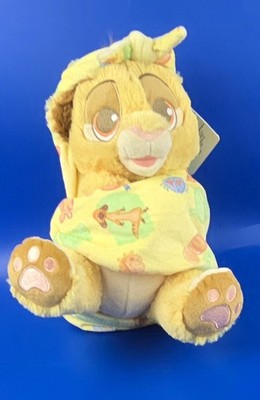 Disney Parks König der Löwen Baby Simba Plüsch mit Deckenbeutel - Neu mit Etikett
