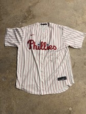 Nike Philadelphia Phillies Aaron Nola #27 MLB Jersey White Pinstripe