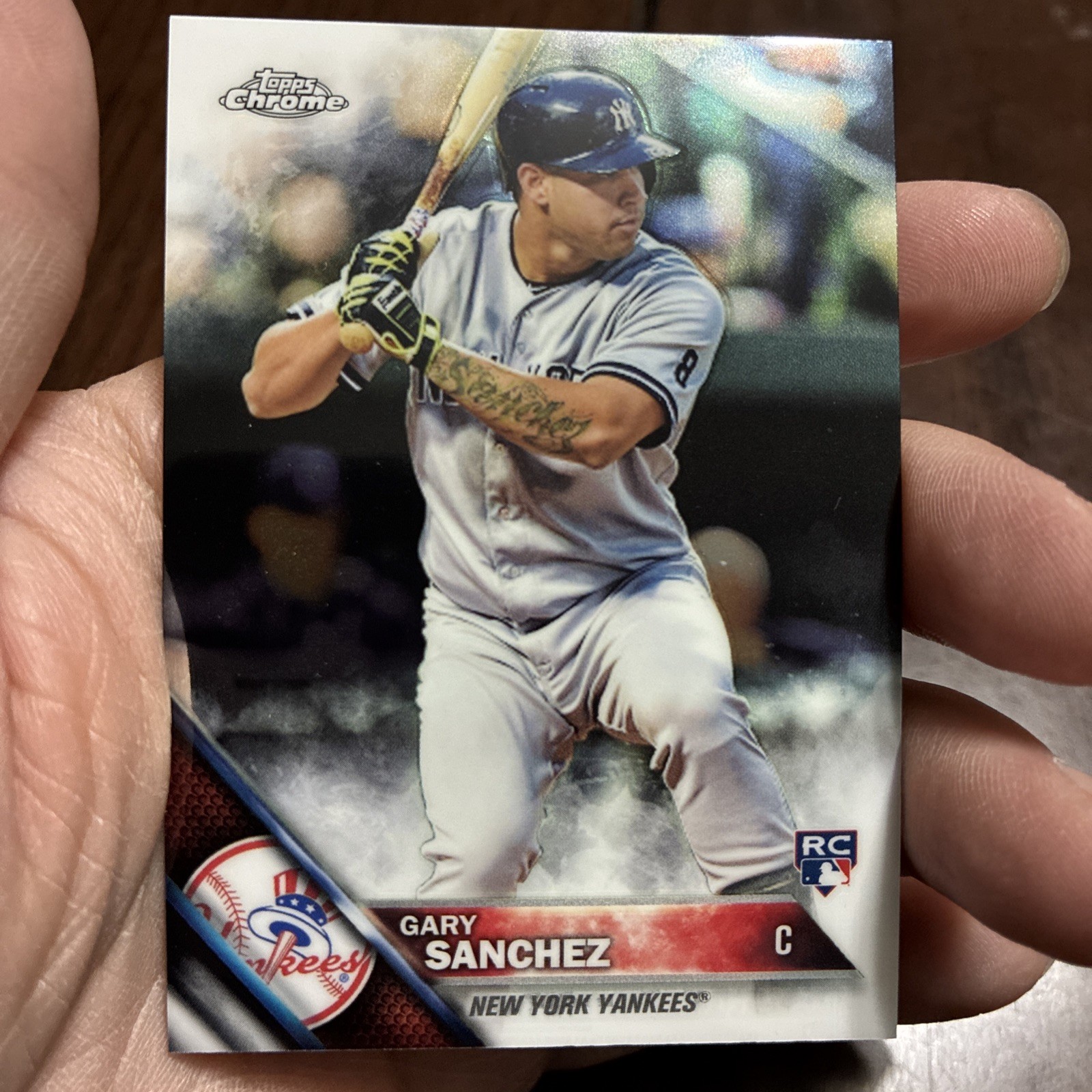 2016 Topps Chrome - Rookie Gary Sanchez #143 (RC)