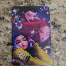 2026 KPOP Demon Hunters McDonalds Photocard Foil Trio Rumi, Mira, Zoey