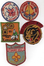 Los Angeles Area Council 1950's-60's Boy Scout Camporee Patch Lot 2