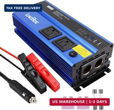 1000W Power Inverter 12V to 110V for Car, RV, Boat Home Charging