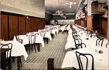 Boos Bros Cafeteria Los Angeles California Dining Room Benham Co Postcard