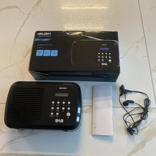 Bush CDAB85R Mono Portable DAB Radio Black Digital Display Battery Operated