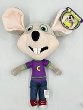 Brand New With Tag Big Head Chuck E Cheese Plush 12" 2022 Large Head Collectible