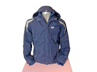 LONSDALE wattierte Outdoorjacke mit Kapuze marine 11/12 Jahre