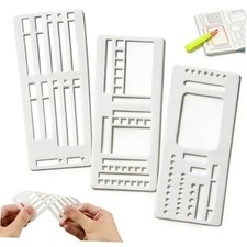 Planner Stencils Templates   Reusable Planner Stencil for Dot Grid 3Pcs