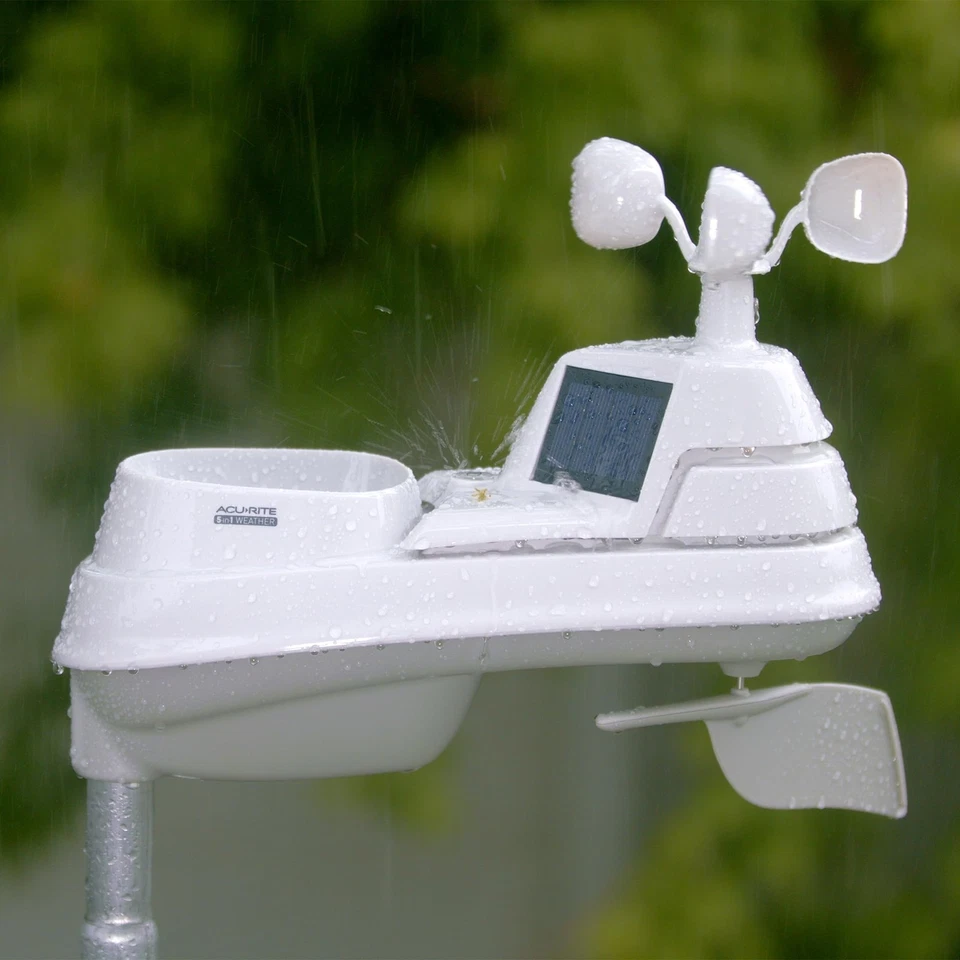 Acurite Iris Pro 5 In 1 Wireless Weather Station With Hd Display And Lightnin... - Image 4 of 4