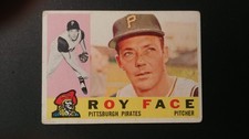 1960 Topps Baseball card # 20 Roy Face  (G to VG)
