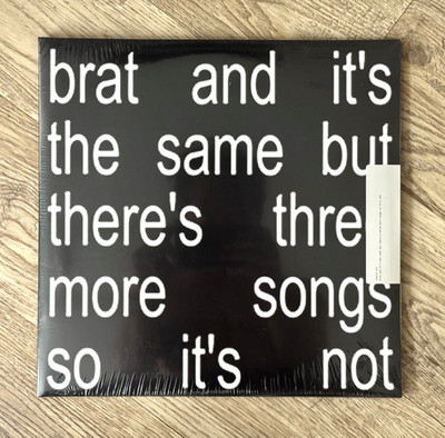 NEW LIMITED SEALED Charli XCX BRAT THREE MORE SONGS Deluxe GALAXY Vinyl