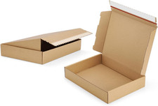 Shipping-Boxes-11X8X2 Inches: 25 Pack-Self-Seal-Cardboard-Boxes-For-Packaging, B