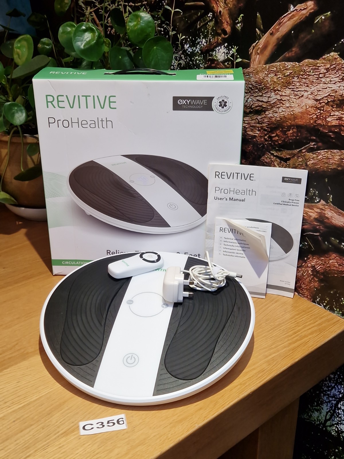 Revitive Pro Health OXYWAVE Circulation Booster Remote Instructions