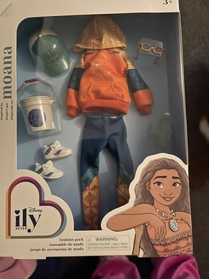 MIB Disney Ily 4Ever Moana Puppe Strand Outfit Mode Paket. 
