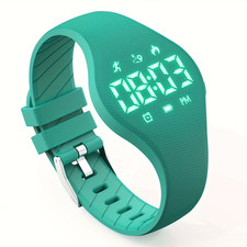 Watch Step Counter Distance Tracker Calorie Monitor Stopwatch Alarm Pedometer