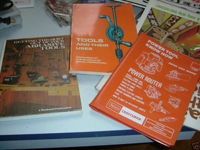 3 Woodworking books Power Router, Tools & Their Uses | eBay