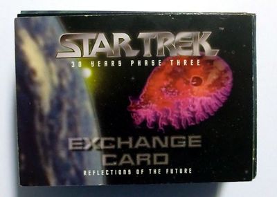 KOMPLETTER SATZ 201/300 TRADING CARDS STAR TREK 30Y PHASE 3 SKYBOX 1996 NEUWERTIG (44